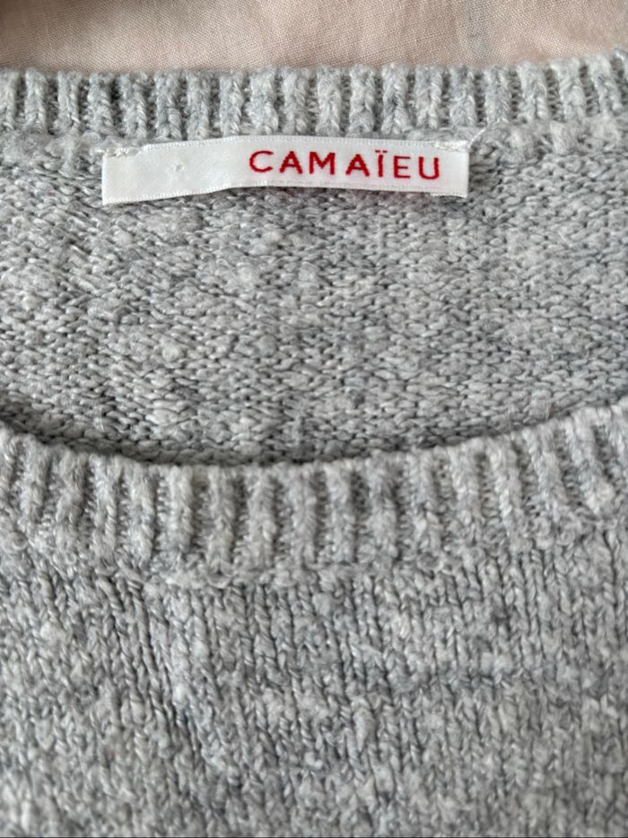 Pull gris - photo numéro 5