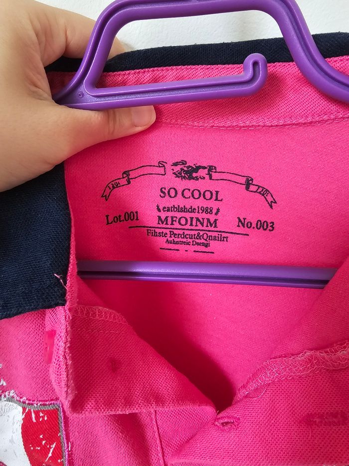 T-shirt polo rose "St-Tropez So Cool" – style chic et décontracté - photo numéro 3