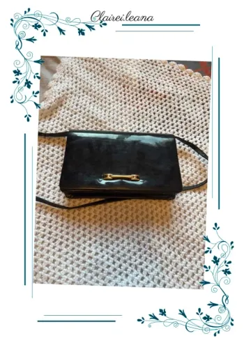 🛑 pochette noir brillant 🛑
