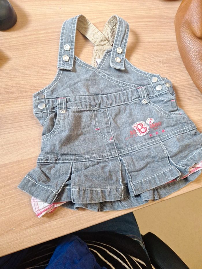 Petite jupe en jean gris - photo numéro 4