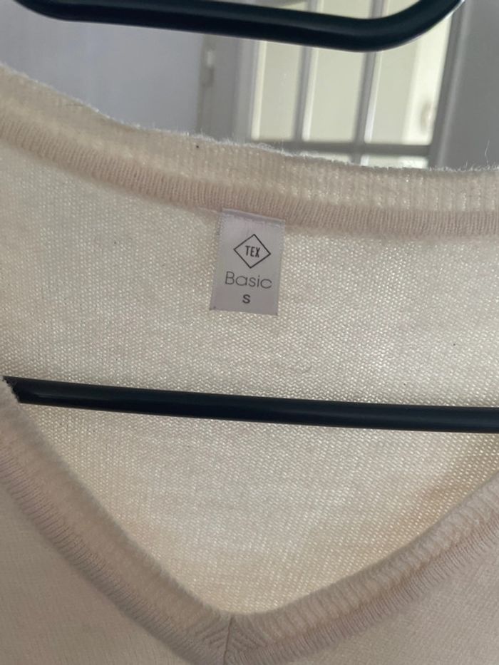 Pull crème - photo numéro 2
