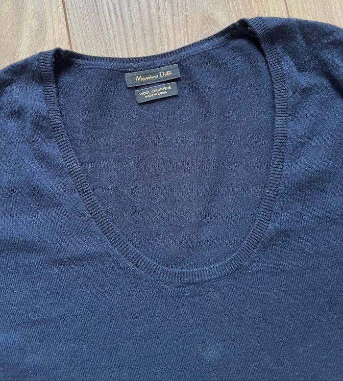 Pull mi-saison cachemire & laine- Massimo Dutti - photo numéro 5