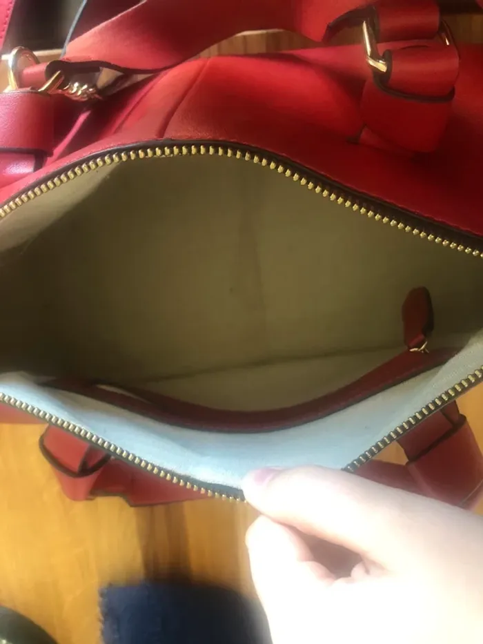 Sac Zara rouge - photo numéro 4
