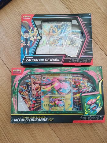 Coffret Pokémon Méga Florizarre Ex et Zacian de Nabil