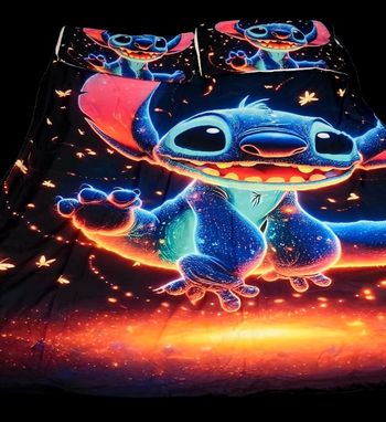 💥Jolie parure de lit Disney Stitch neuve

