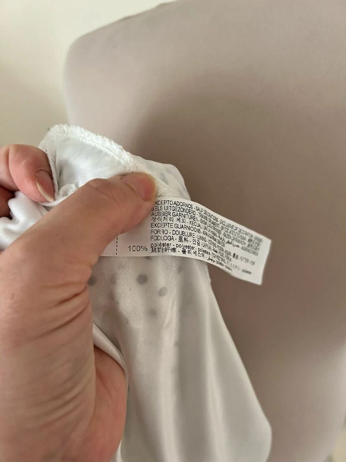 Robe à volants, noire et blanche, Zara - photo numéro 20