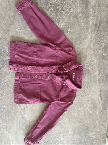 Veste en jean violet