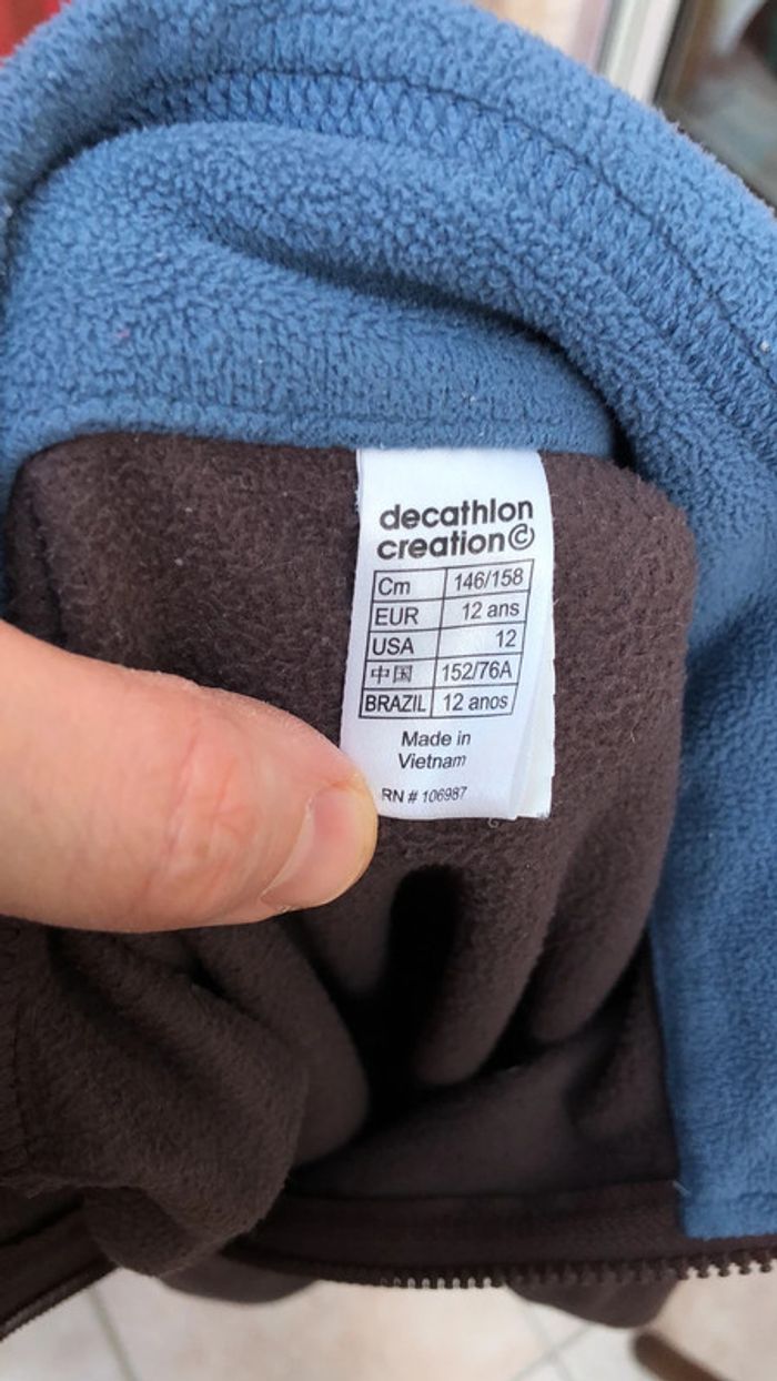 Gilet/veste polaire garçon 12 ans - photo numéro 4