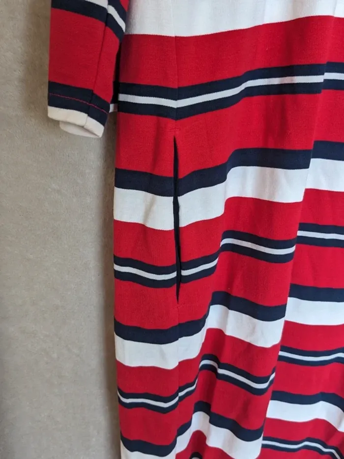Robe Esmara - rouge rayée - photo numéro 3