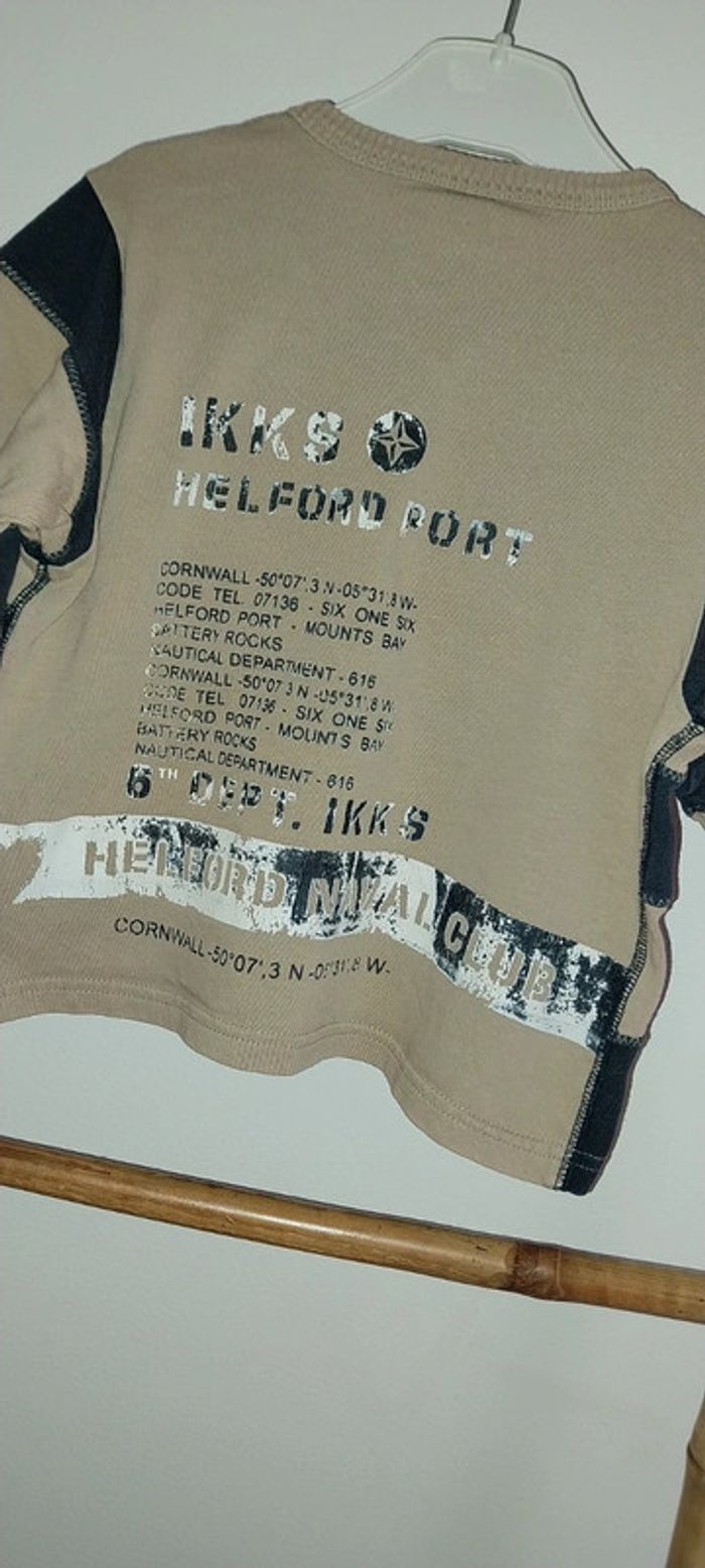 Sweat mariniere leger Ikks très bon etat 2 ans - photo numéro 6