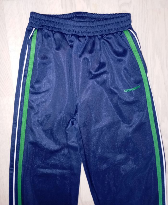 Jogging bleu marine et liseré vert Donnay T. 7-8 ans - photo numéro 2