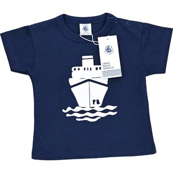 T-Shirt à manches courtes 6 mois en coton bio Petit Bateau