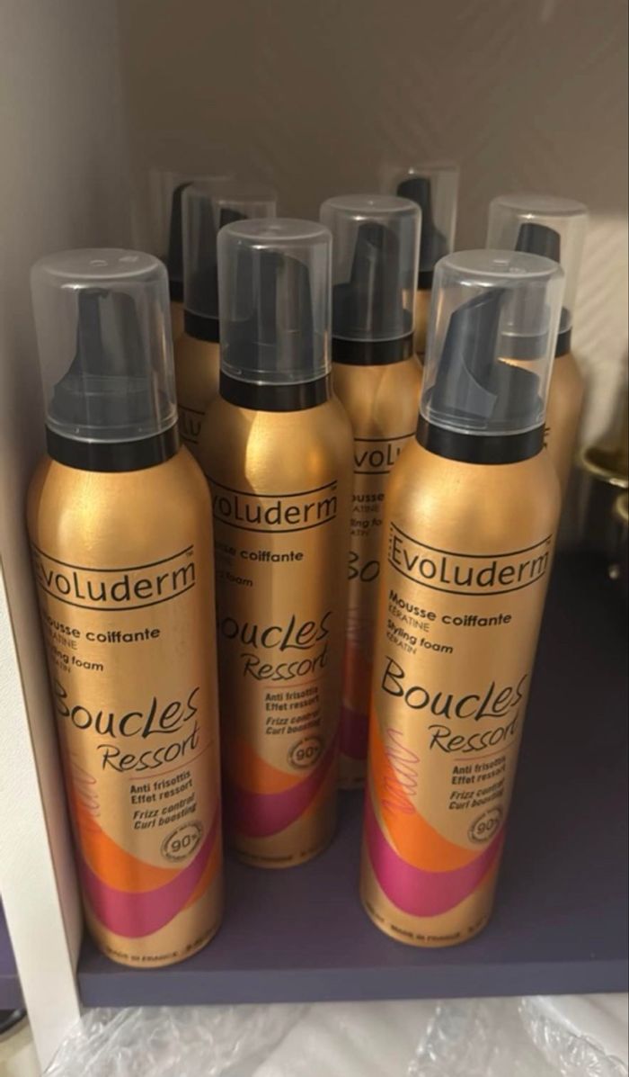 Lot de 8 mousses cheveux bouclés