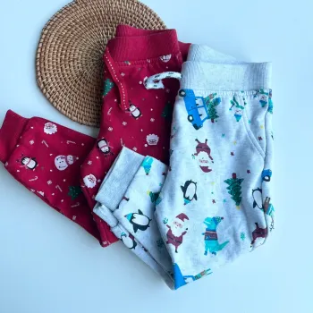 Lot 2 joggings Noël