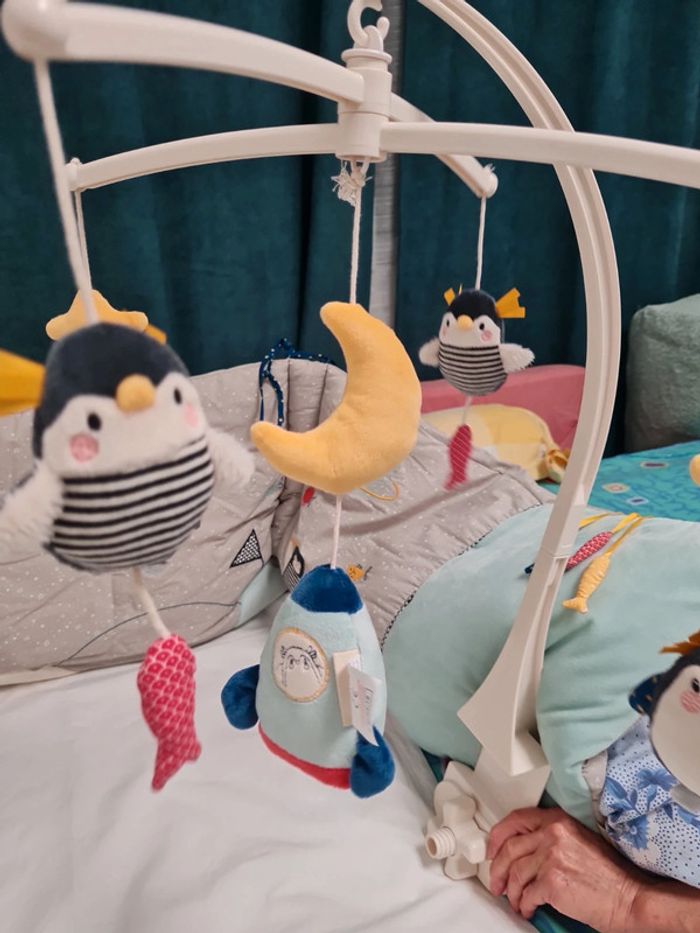 Tour de lit et mobile Nanouks pinguins - photo numéro 7
