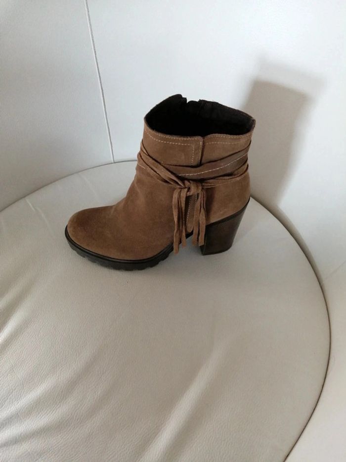 Bottine cuir t 37 - photo numéro 3