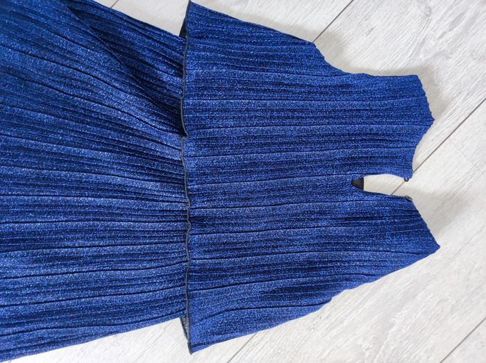 Robe bleue paillettes - photo numéro 3