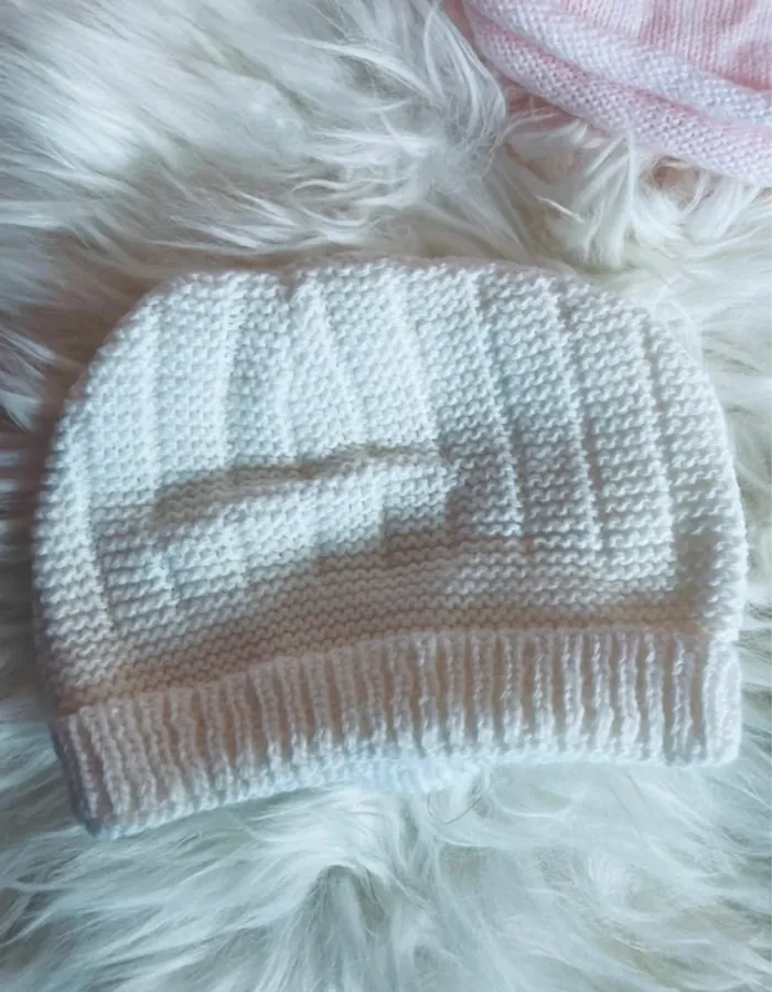 0/3 mois - lot 7 bonnets de naissance - photo numéro 2