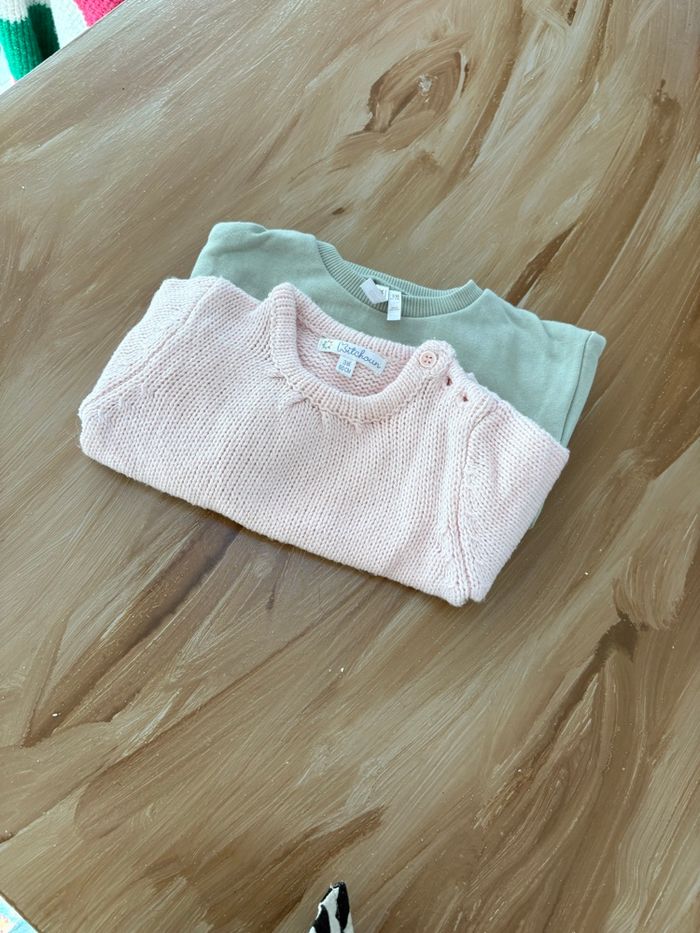 Lot 2 pull 3 mois hiver