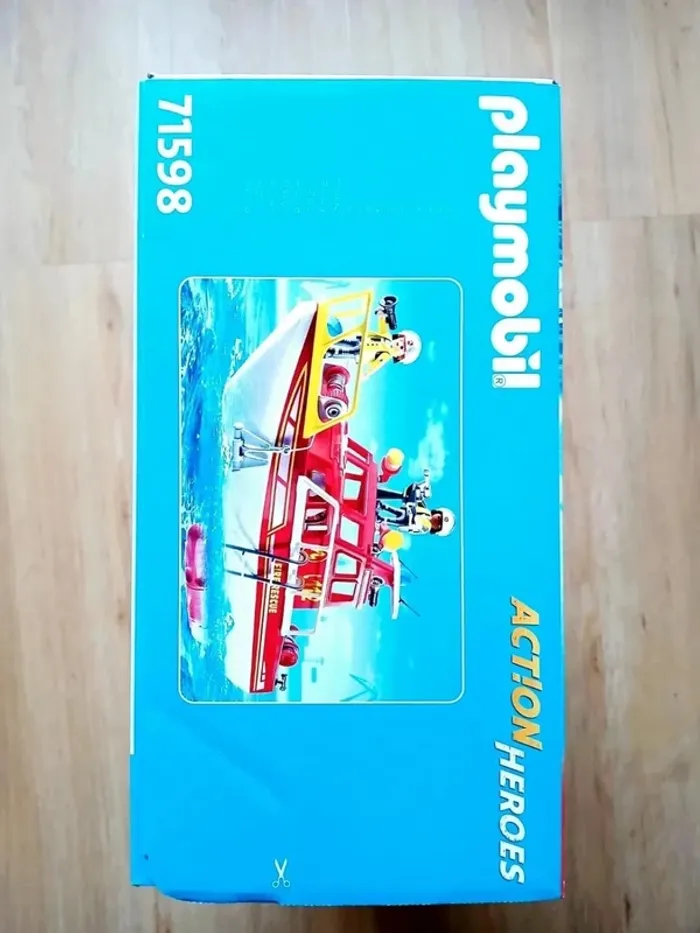 Playmobil 71598 Bateau de Sauvetage et Pompiers - Action Heroes - photo numéro 4