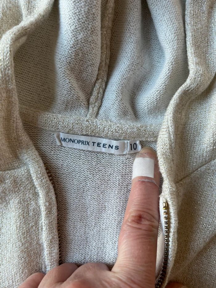 Sweat fil lurex doré - photo numéro 2