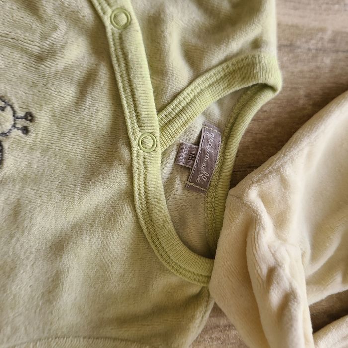 Lot de pyjamas bébé 1mois mixte - photo numéro 3