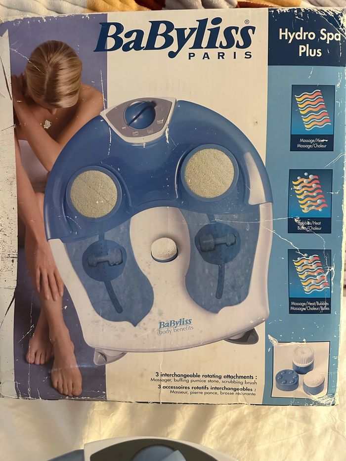 Massage pieds Hydro SPA Plus Babyliss - Balnéo thalasso pied - photo numéro 3