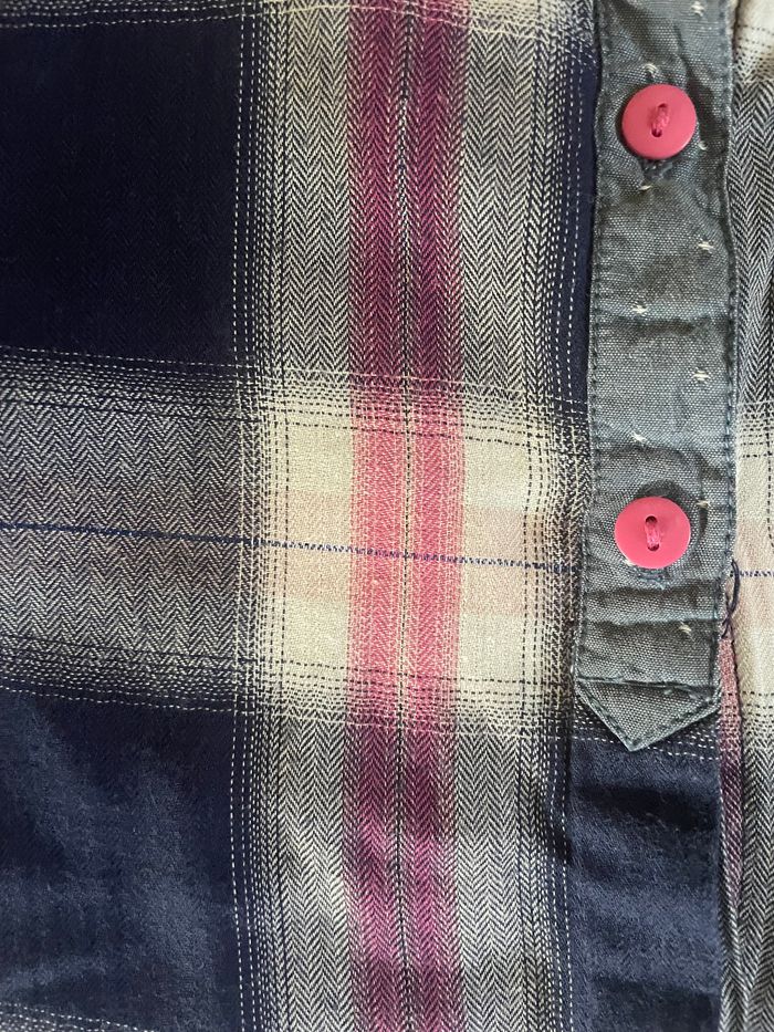 Chemise à carreaux fille DPAM 6 ans - photo numéro 7