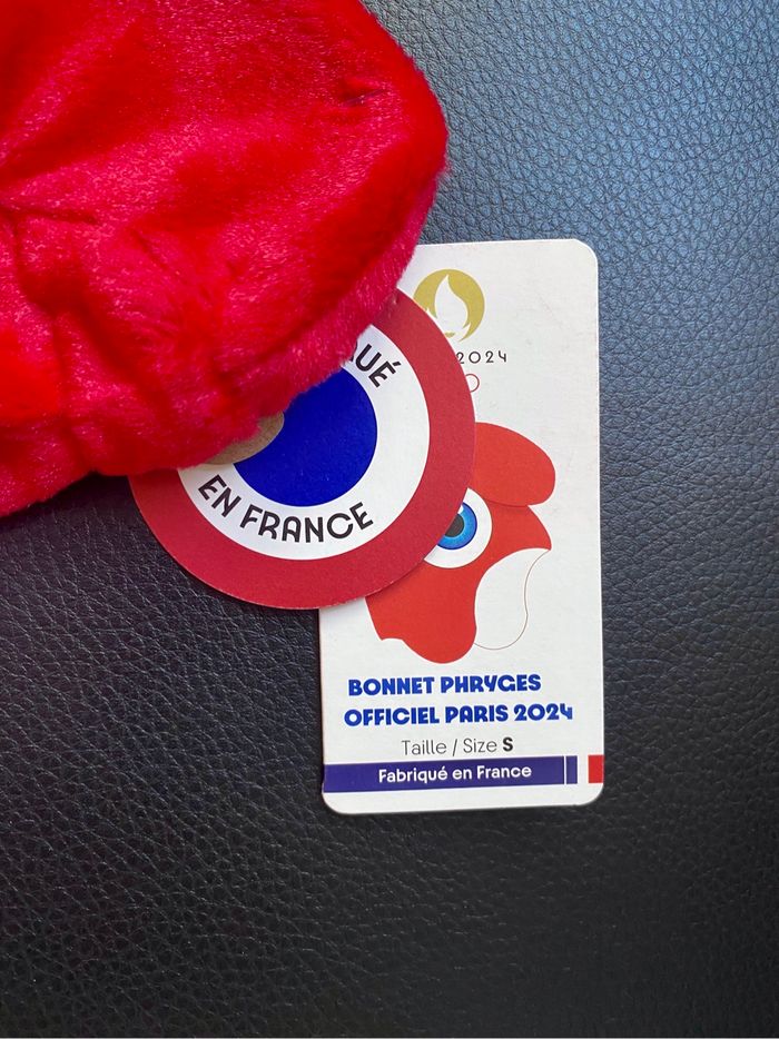 Bonnet phryges enfant 0-5 ans mascotte JO jeux olympiques paris 2024 chapeau - photo numéro 3