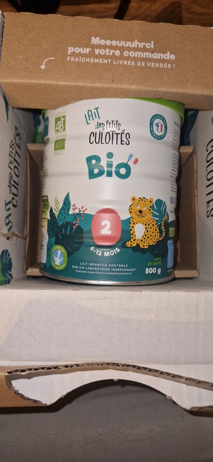 Lait petits culottés 2eme age neuf