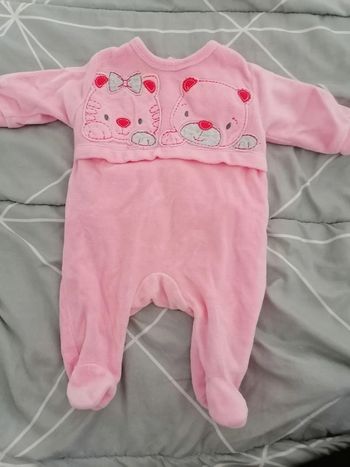Pyjama epais fille 1 mois