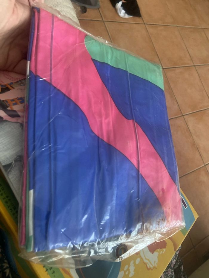 Neuf jamais servi Matelas gonflable pneumatique vinyl vintage - photo numéro 3