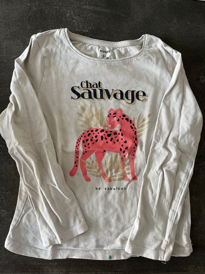 Teeshirt manches longues 8 ans