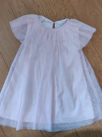 Robe rose avec doublure