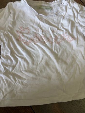 T-shirt manches longues 23 mois blanc