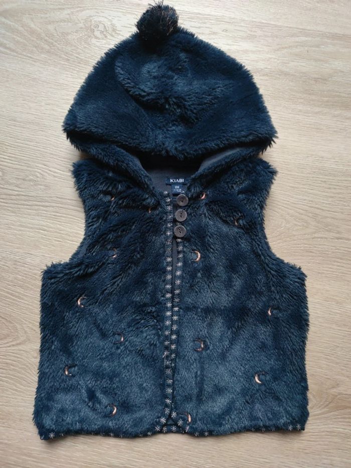 Gilet sans manches fille 18 mois