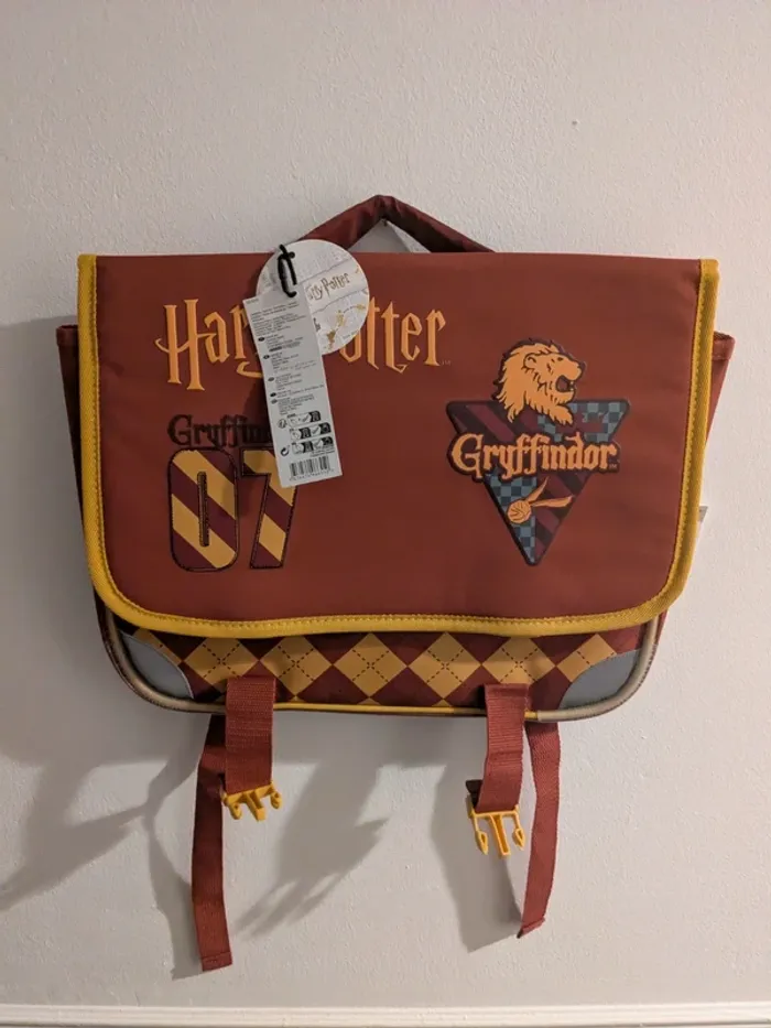Cartable Harry Potter rouge / orange