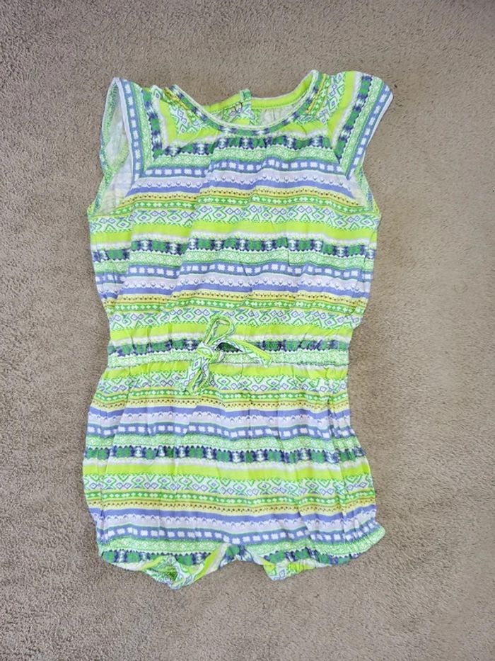 Combishort fille été 6 mois Grain de blé