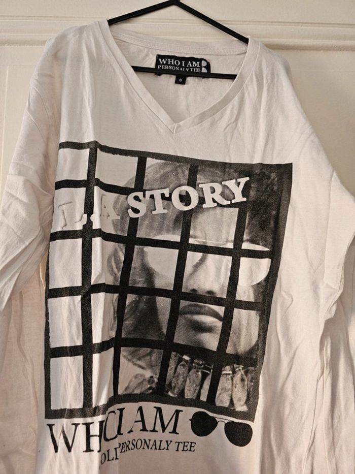 Tee-shirt manches longues fantaisie - photo numéro 2