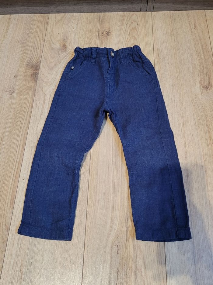 pantalon en lin 24 mois