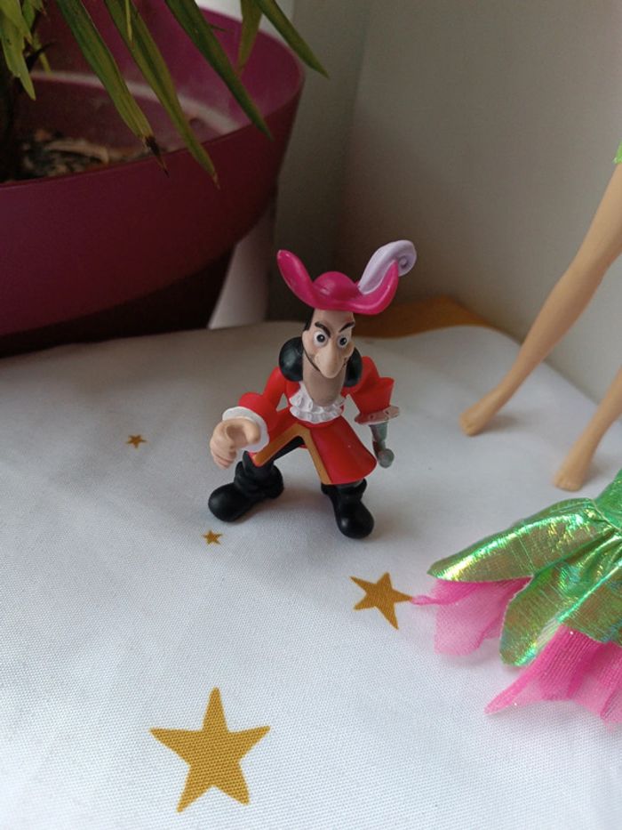 Disney poupée flexible mannequin doll tinkerbell tinker fée clochette capitaine hook silvermist - photo numéro 7