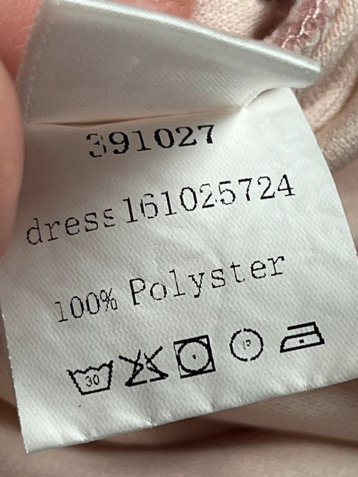 Robe de soirée rose et dentelle S - photo numéro 7
