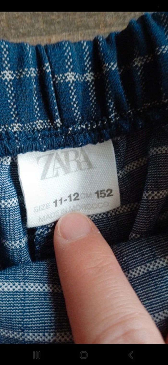 Jupe short à carreaux zara 11 12 ans 152 cm - photo numéro 3