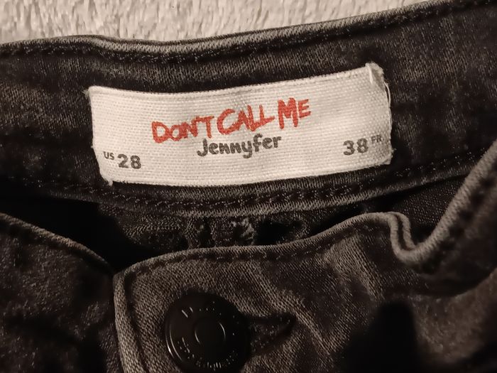 Jean don't call me jennyfer skinny ou slim taille haute de taille 38 - photo numéro 3