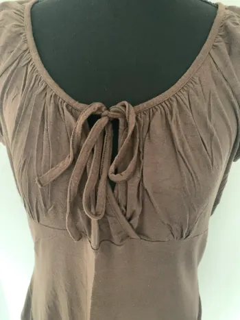 Joli haut marron Promod taille 42 