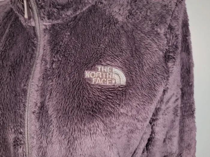 Veste polaire The North Face femme M – Mauve prune – style osito furry (615) - photo numéro 3