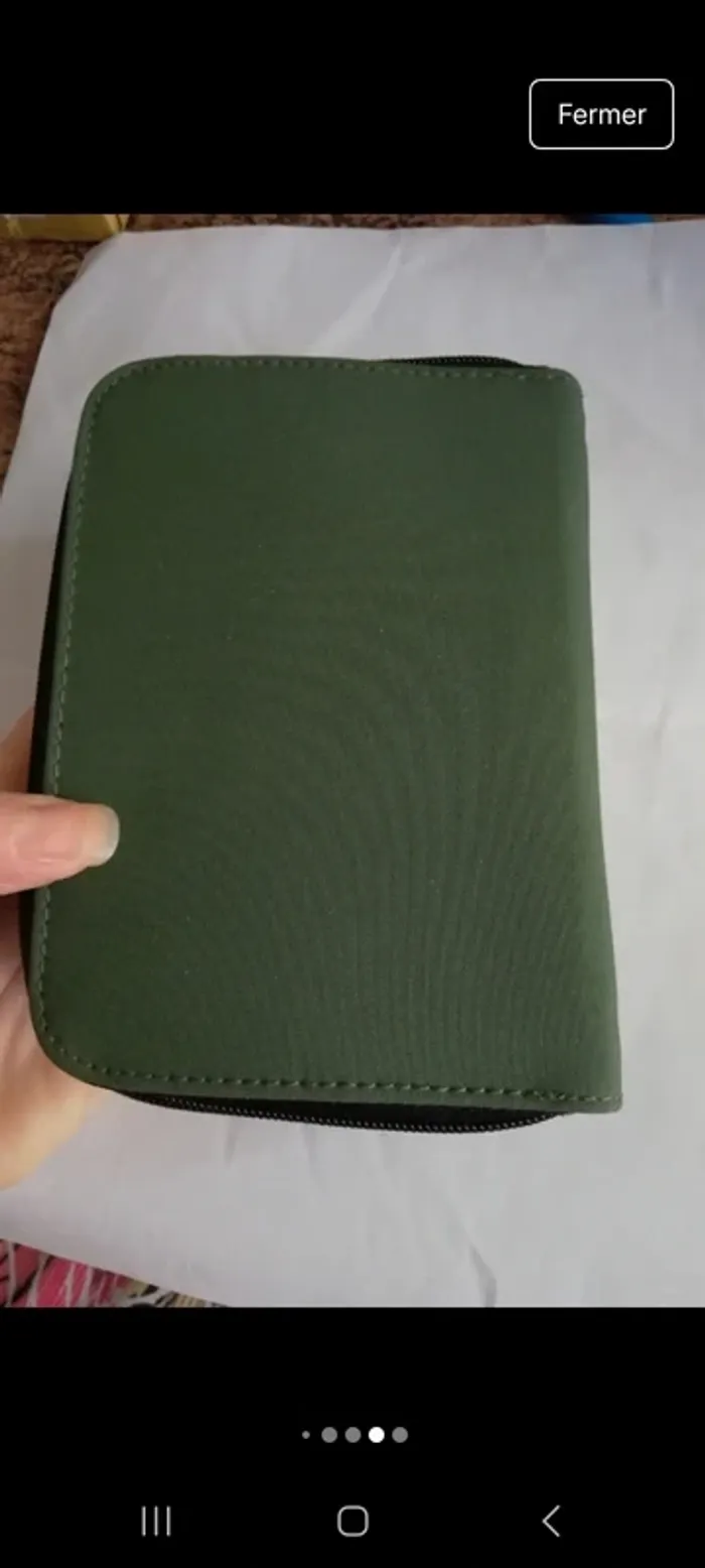 Magnifique porte feuille avec carnet neuf cerruti - photo numéro 6