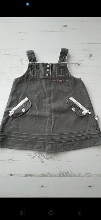 Robe Hiver 6 mois Sergent Major gris