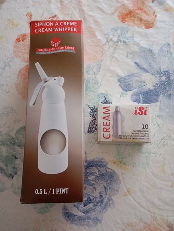 Lot Siphon crème chantilly