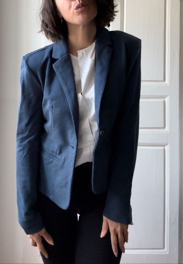 Veste de blazer bleu - JDY - taille S neuve
